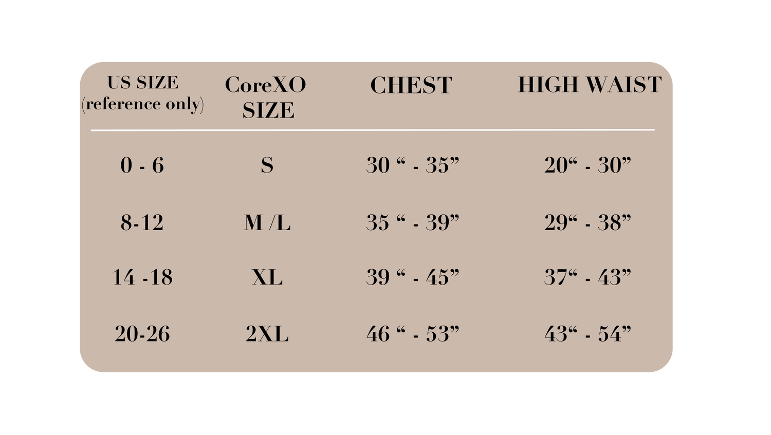 How do I know what size back brace I need? Follow the instructions below to measure your body to find the right size Back Brace CoreXO Back Vest for you