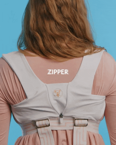 CoreXO engages the Lats for obesity support with vertical "Lats Control Zipper", helping all sizes from S to XXL expand the chest to increase respiratory capacity by supporting shapely rolls for proper alignment.